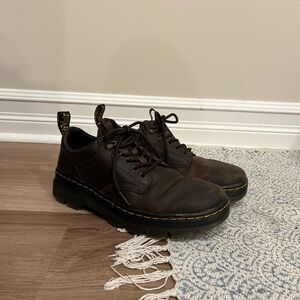 Dr. Martens Men's Brown Leather Shoes